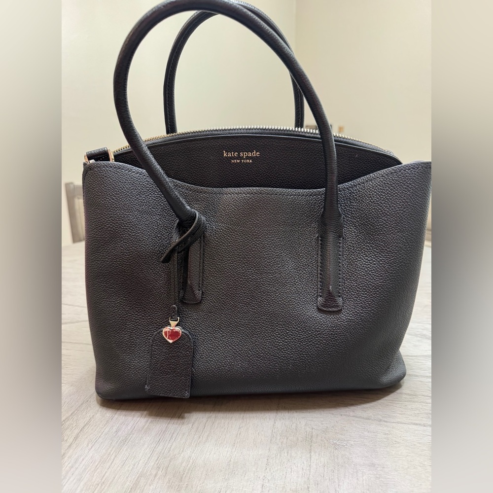Kate Spade Charcoal Textured Tote